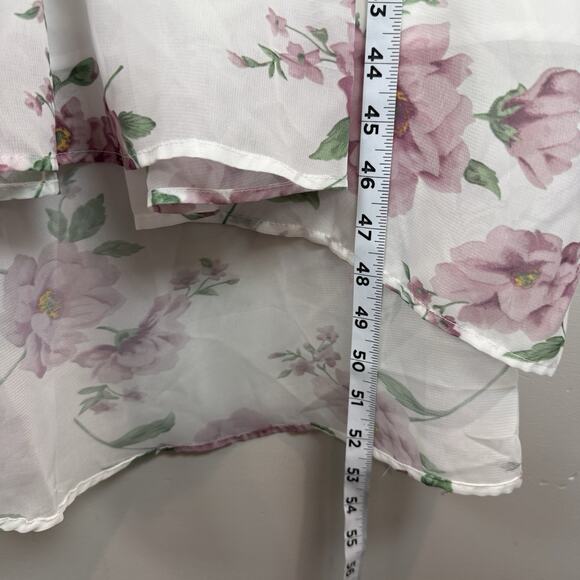 Bloomchic Floral Print Midi Dress Women 14-16 Babydoll Cottage Boho Straps Flowy - Picture 8 of 11